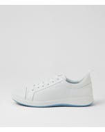 Roma 3 White Leather Lace Up Sneakers
