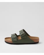 Arizona Thyme Leather Slides