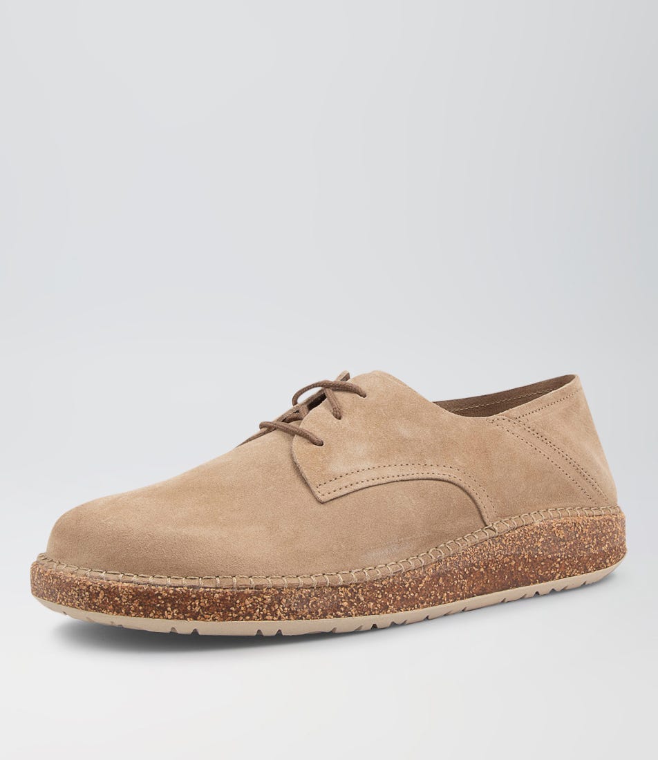 Gary Su M Ginger Suede Slip Ons by Birkenstock display picture 2
