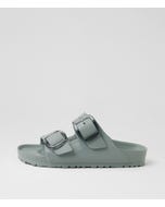 Arizona Big Buckle Pure Sage Eva Slides
