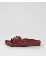 Madrid Big Buckle Zinfandel Eva Slides