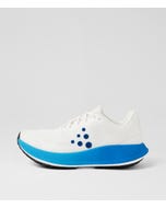 Pacer 2 M White Contrast Blue Mesh Platform Sneakers