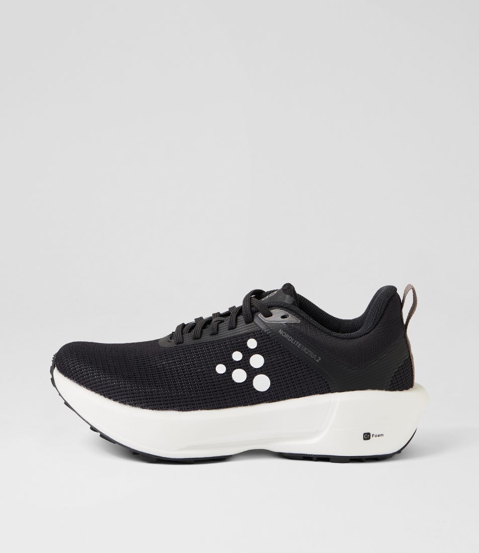 Nordlite Ultra 2 W Black Mesh Platform Sneakers