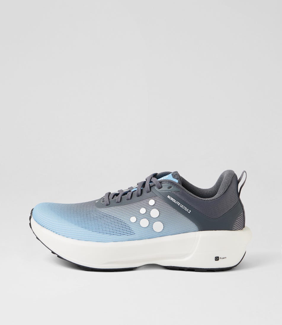 Nordlite Ultra 2 M Pebble Contrast Blue Mesh Platform Sneakers