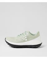 Xplor 2 W Pale Leaf Contrast White Mesh Platform Sneakers