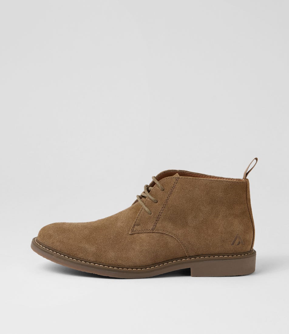 Craig Walnut Suede Lace Up Boots