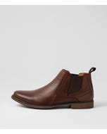 Mills Chestnut Leather Chelsea Boots