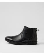 Porter Black Leather Chelsea Boots
