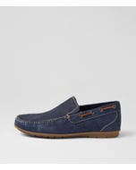 Jonte Navy Oil Suede
