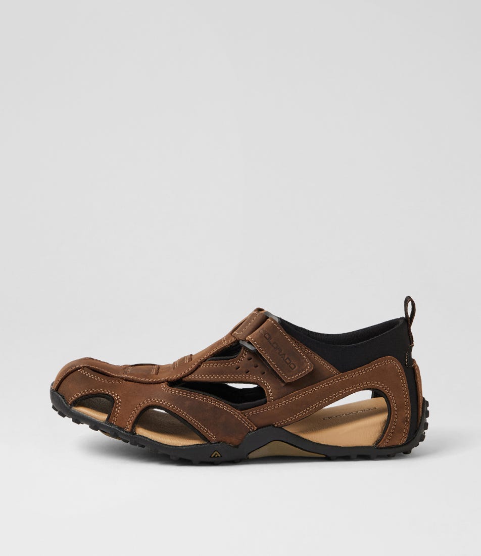 Grande Aztec Crazyhorse Leather Sandals
