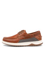 Gull Tan Leather Boat Shoes