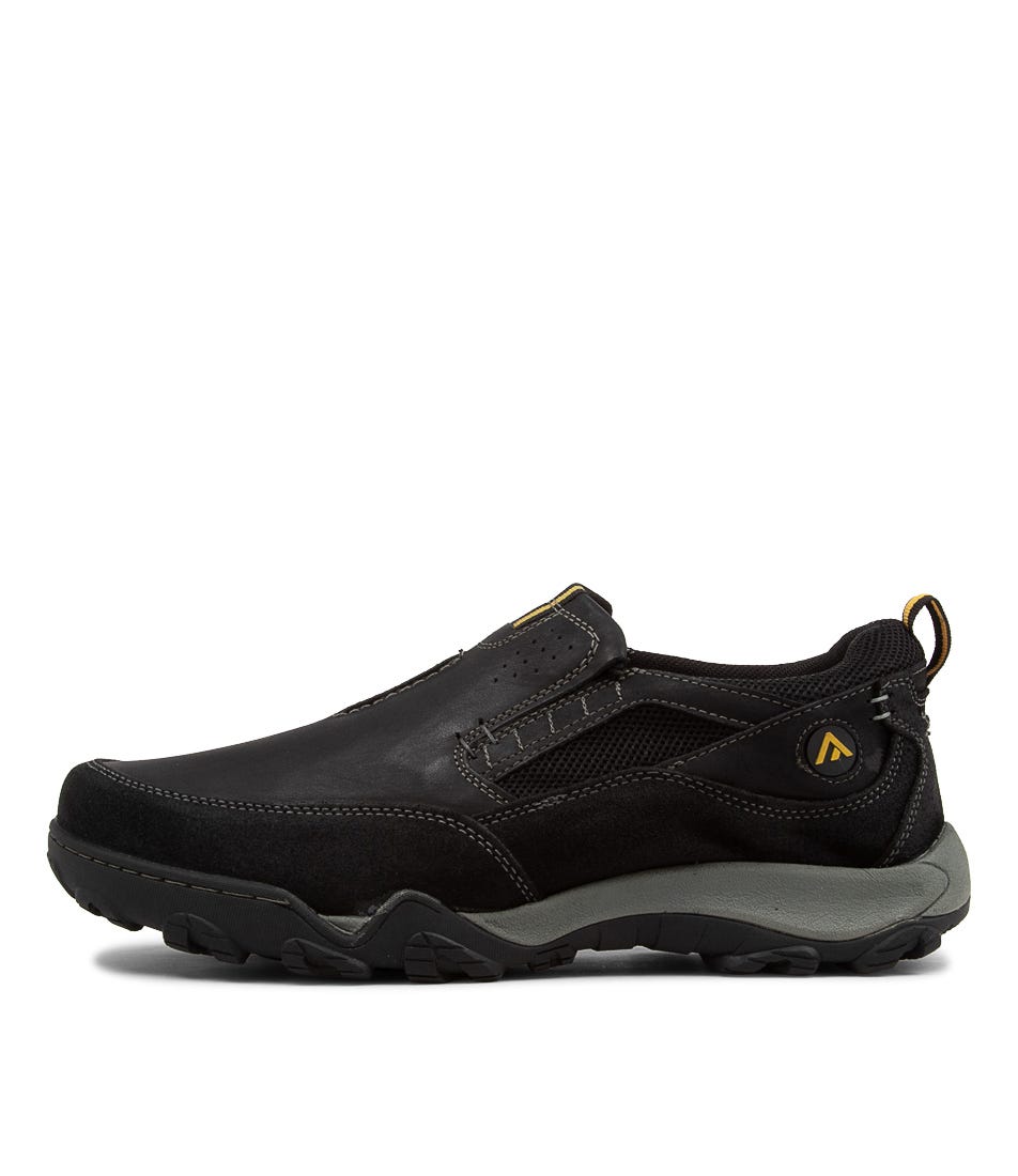 Boulder Black Oil Nubuck Flat Shoes by Colorado