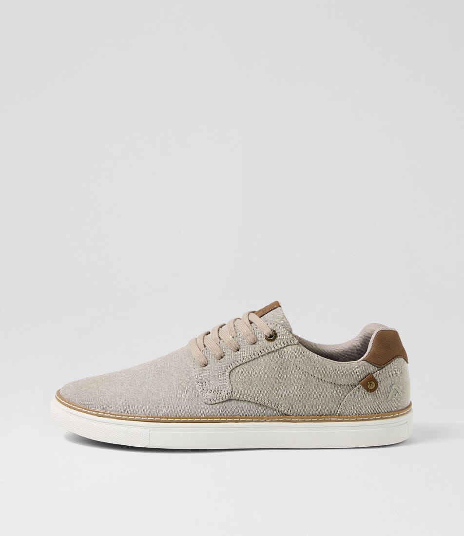 Plusma Taupe Canvas Sneakers by Colorado