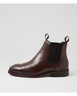Drover Brown Leather Chelsea Boots