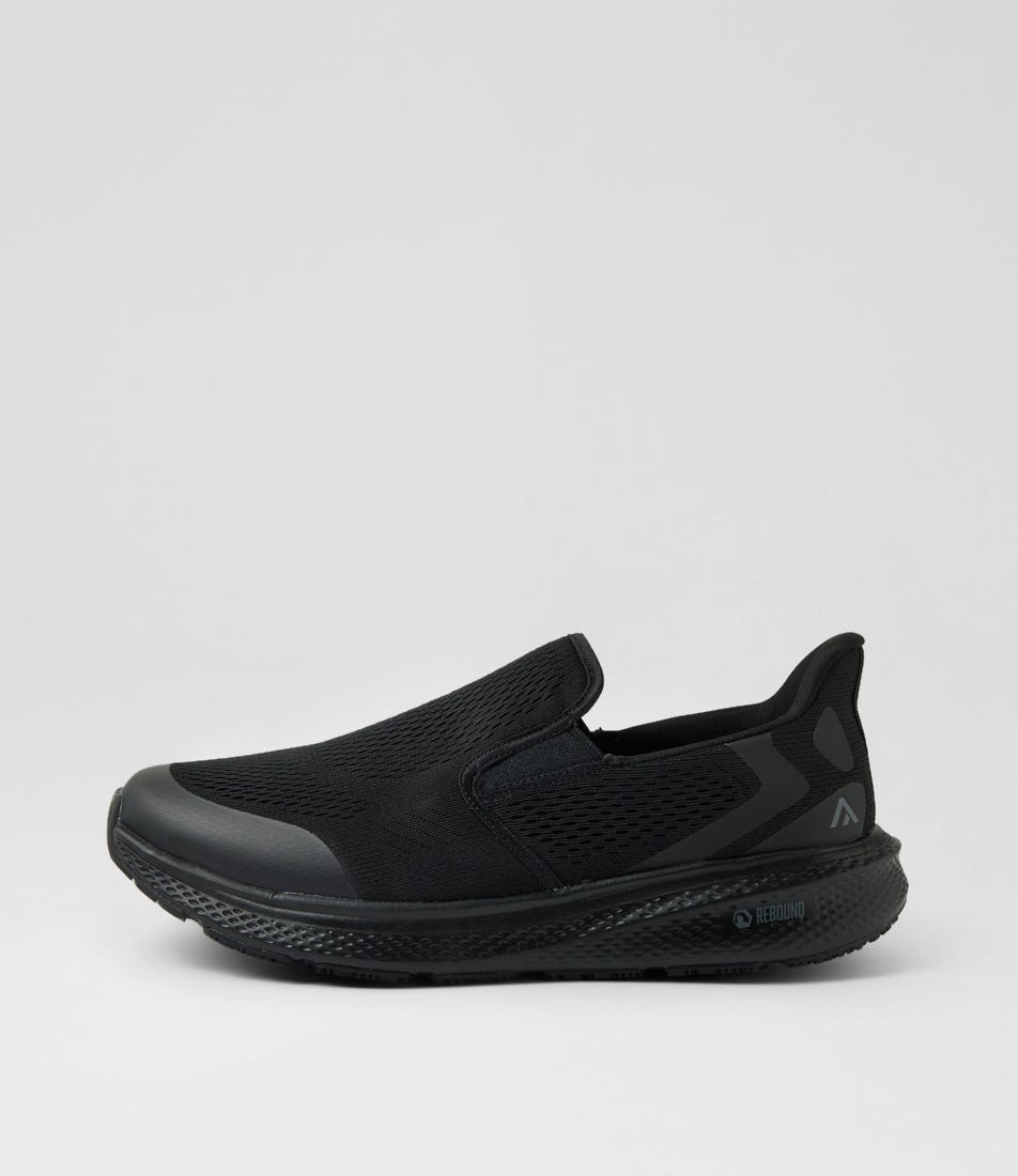 Luman Black Mesh Sneakers