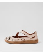 Molly Nude Leather Ballet Flats