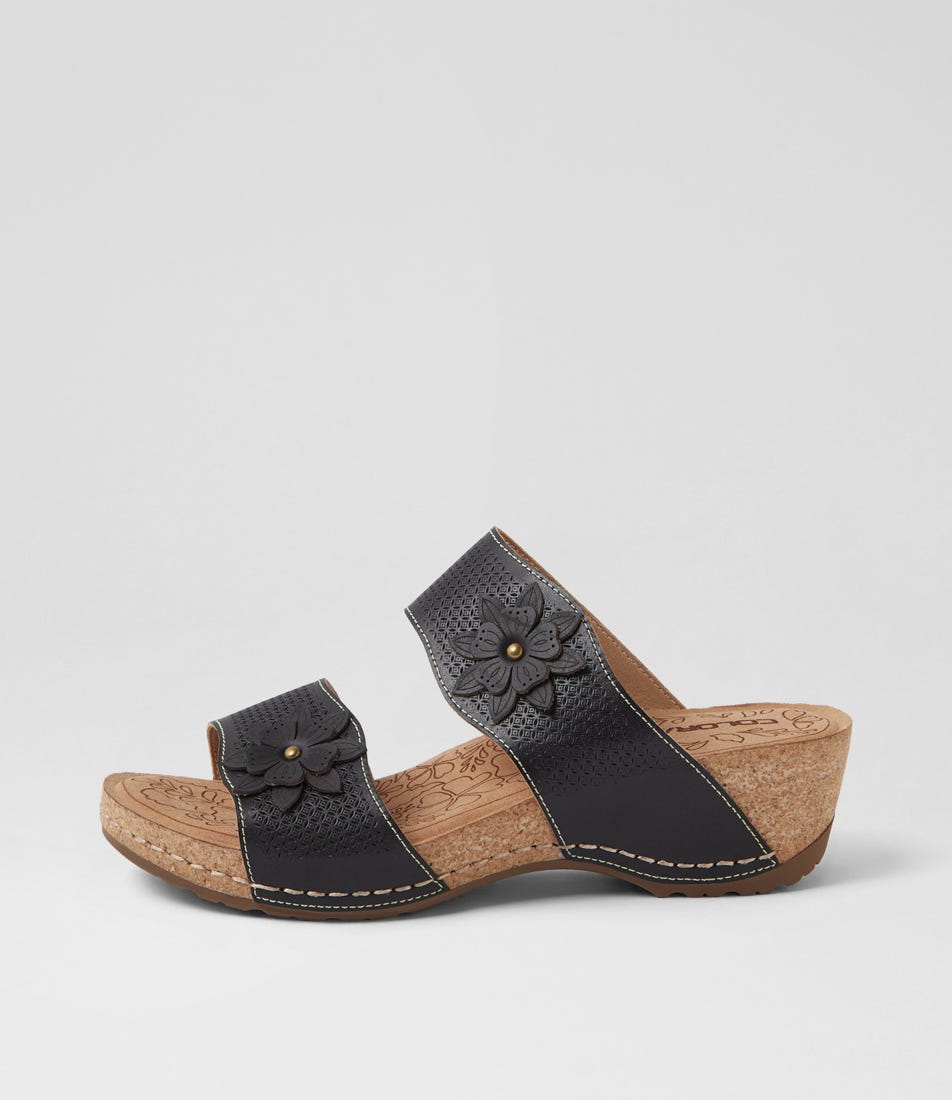 Joie Black Leather Sandals