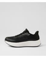Command Black White Knit Sneakers