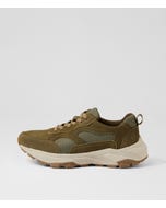 Rolper Olive Suede Sneakers