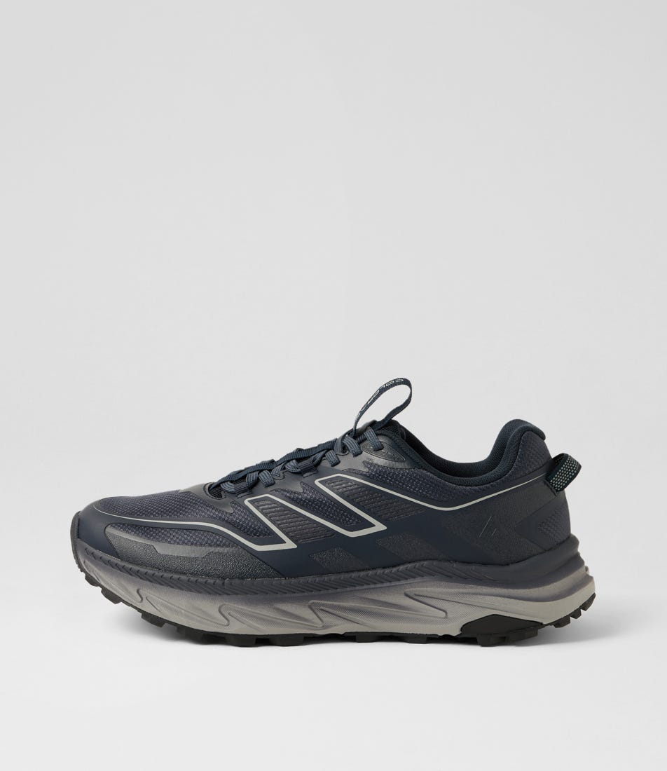 Seeker Navy Lace Up Sneakers