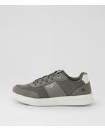 Mono Grey Mesh Lace Up Sneakers