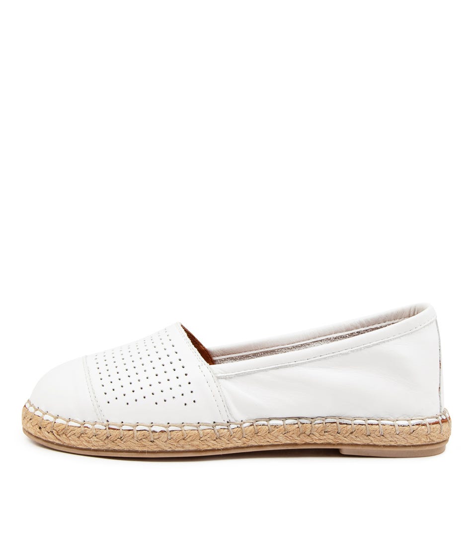 Uliah White Leather by Diana Ferrari | Shop Online at Mountfords