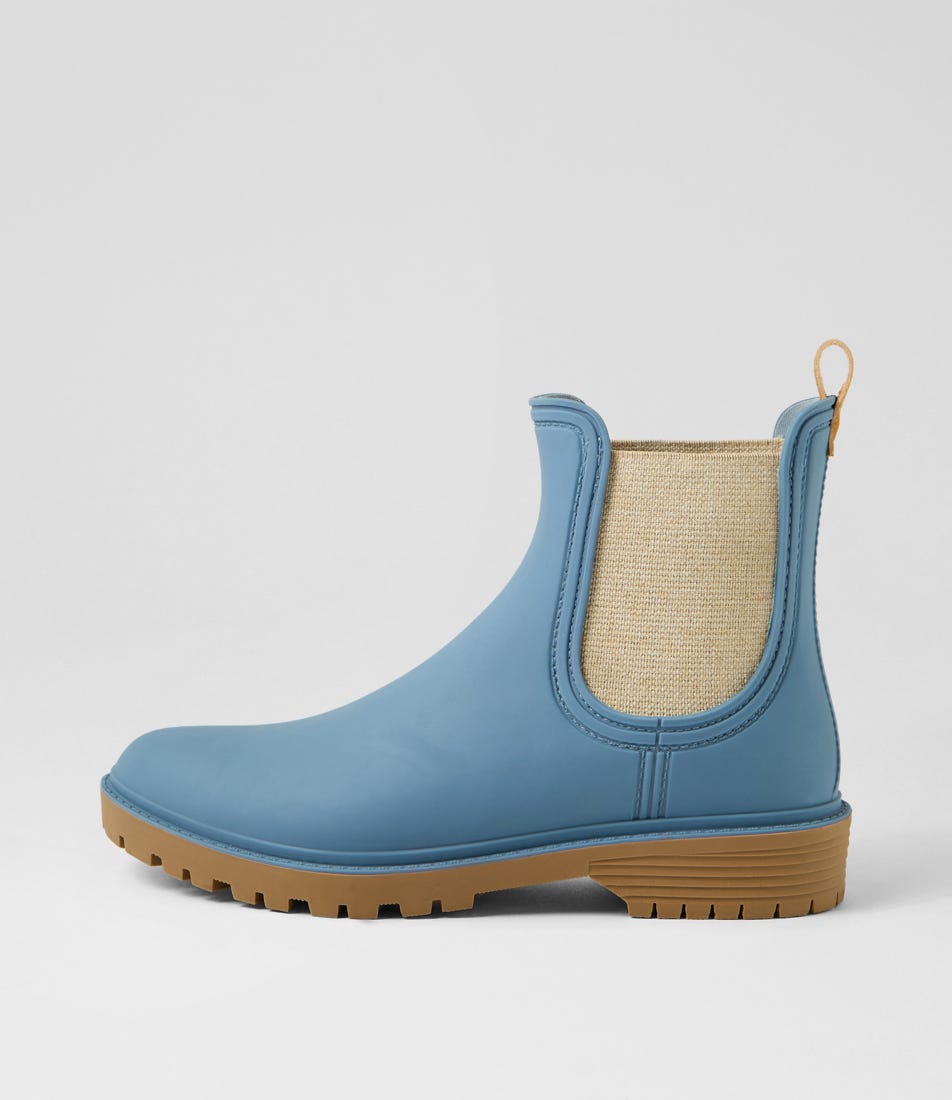 Laurina2 Denim Gumboot Ankle Boots