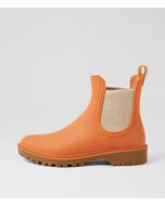 Laurina2 Burnt Orange Ankle Boots