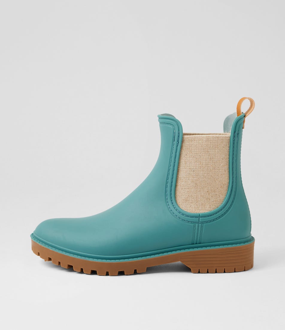 Laurina2 Mineral Blue Ankle Boots