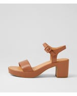 Bayker Dark Tan Leather Sandals