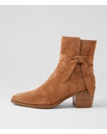 Fetive Tobacco Natural Suede Ankle Boots