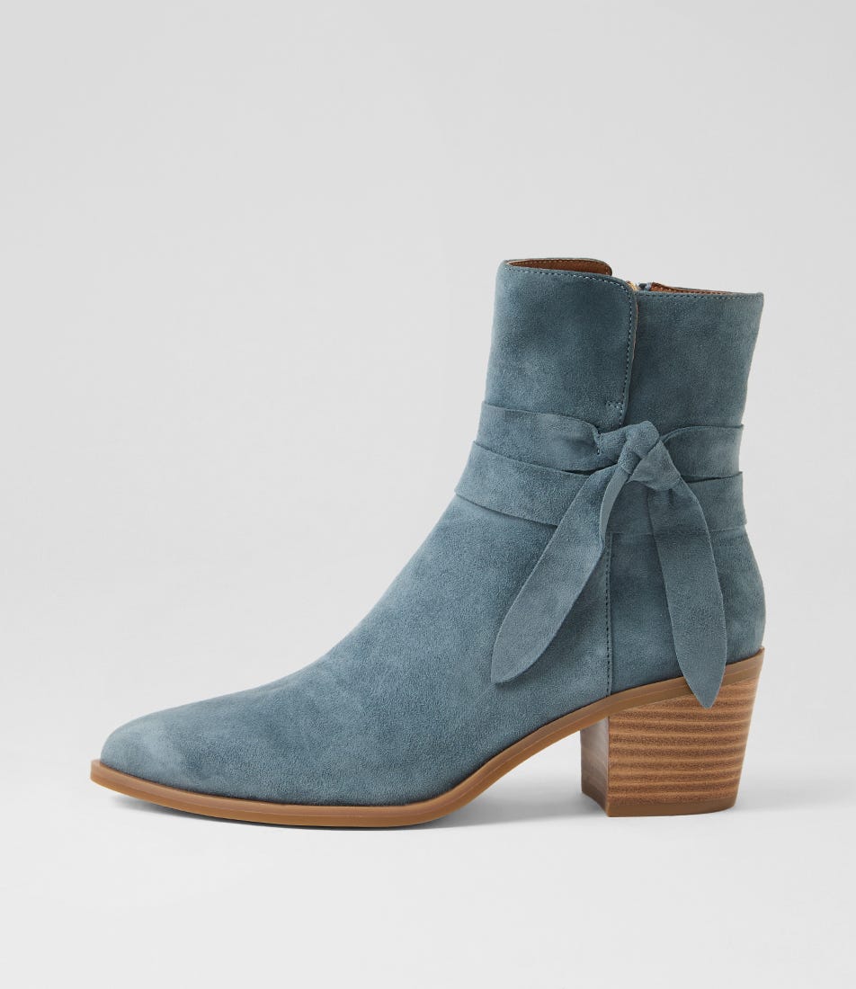 Fetive Steel Natural Suede Ankle Boots