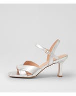 Tinkya Silver Leather Sandals