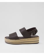 Atha Choc Leather Sandals