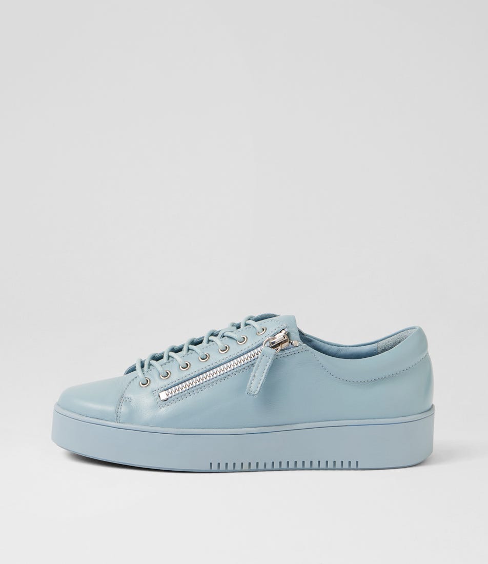 Laila Denim Leather Sneakers