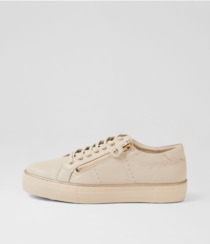 Froggy Almond Leather Sneakers