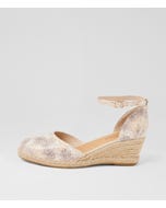 Rylen Ombre Metal Leather Wedges