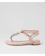 Lana Nude Leather Sandals
