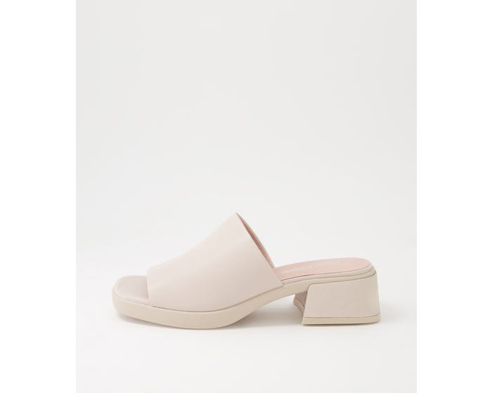 Parnee Parnee Nude Leather Mules by Django & Juliette