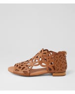 Pietro Dark Tan Leather Sandals