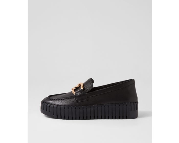 Brontsis Brontis Dj Black Black Sole Leather by Django & Juliette