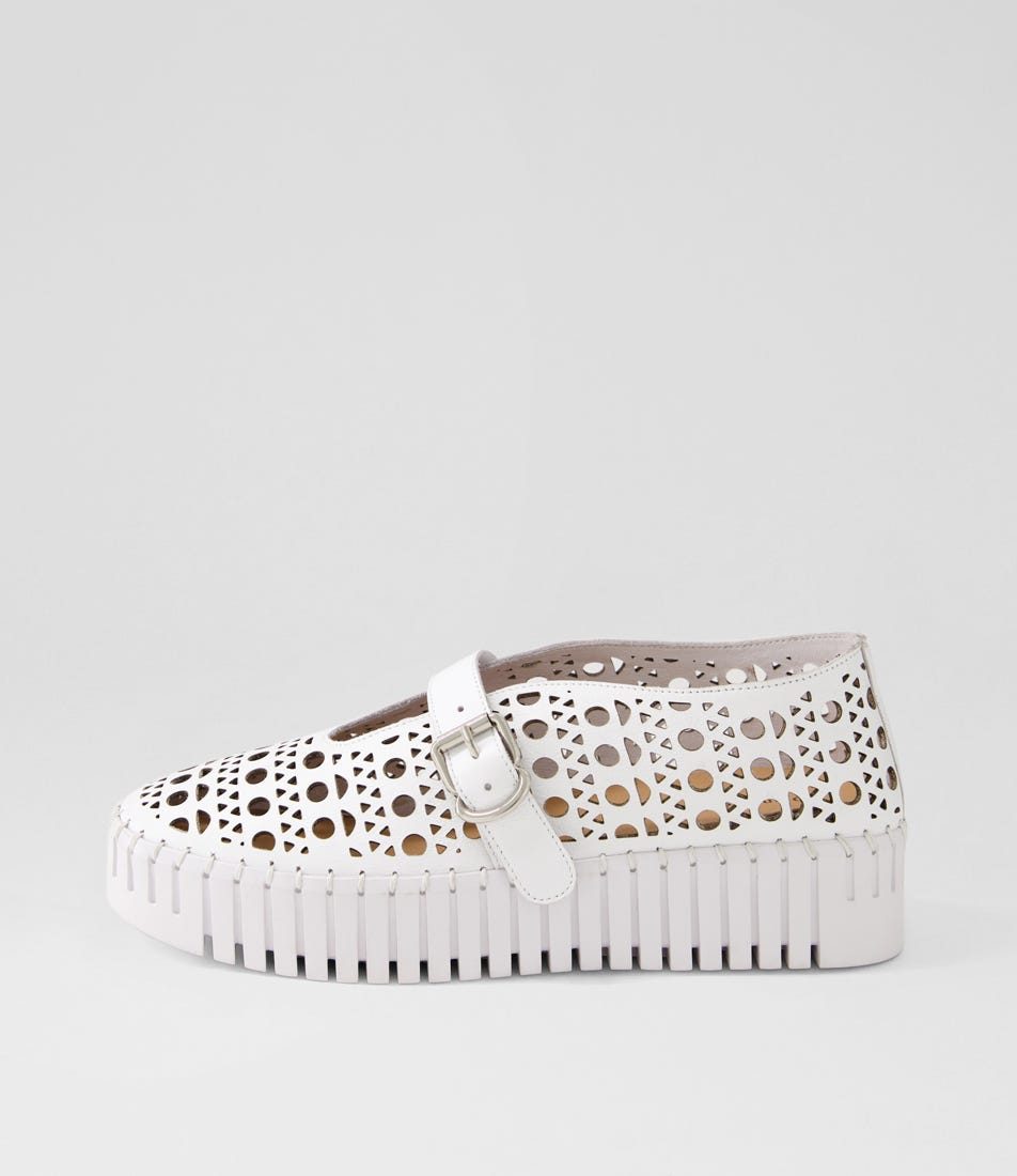Banda White Leather Sneakers