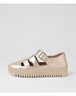 Baytown Platino Almond Leather Sneakers
