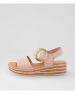 Cubbie Pretty Pink Leather Sandals