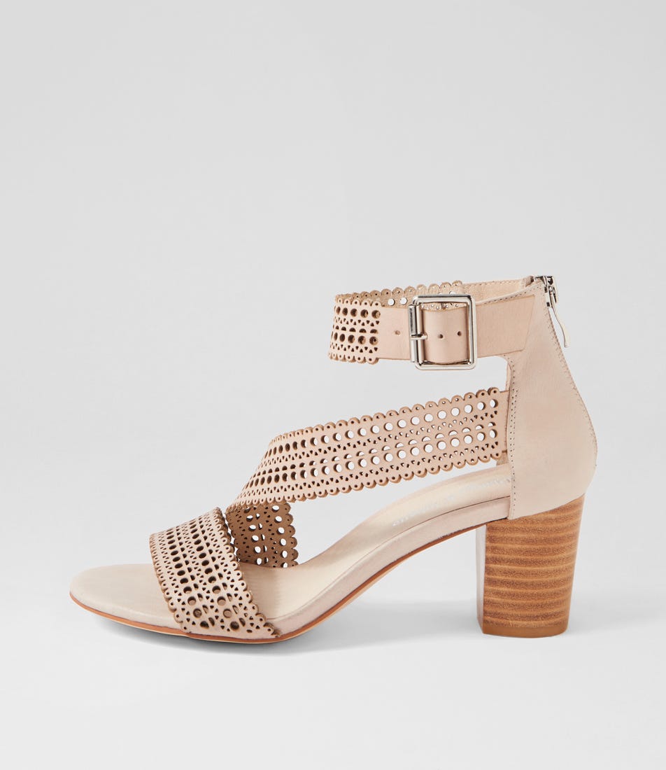 Capine Almond Natural Leather Sandals