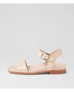 Elissay Blush Leather Sandals