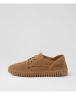 Hamburg Coffee Synthetic Raffia Sneakers