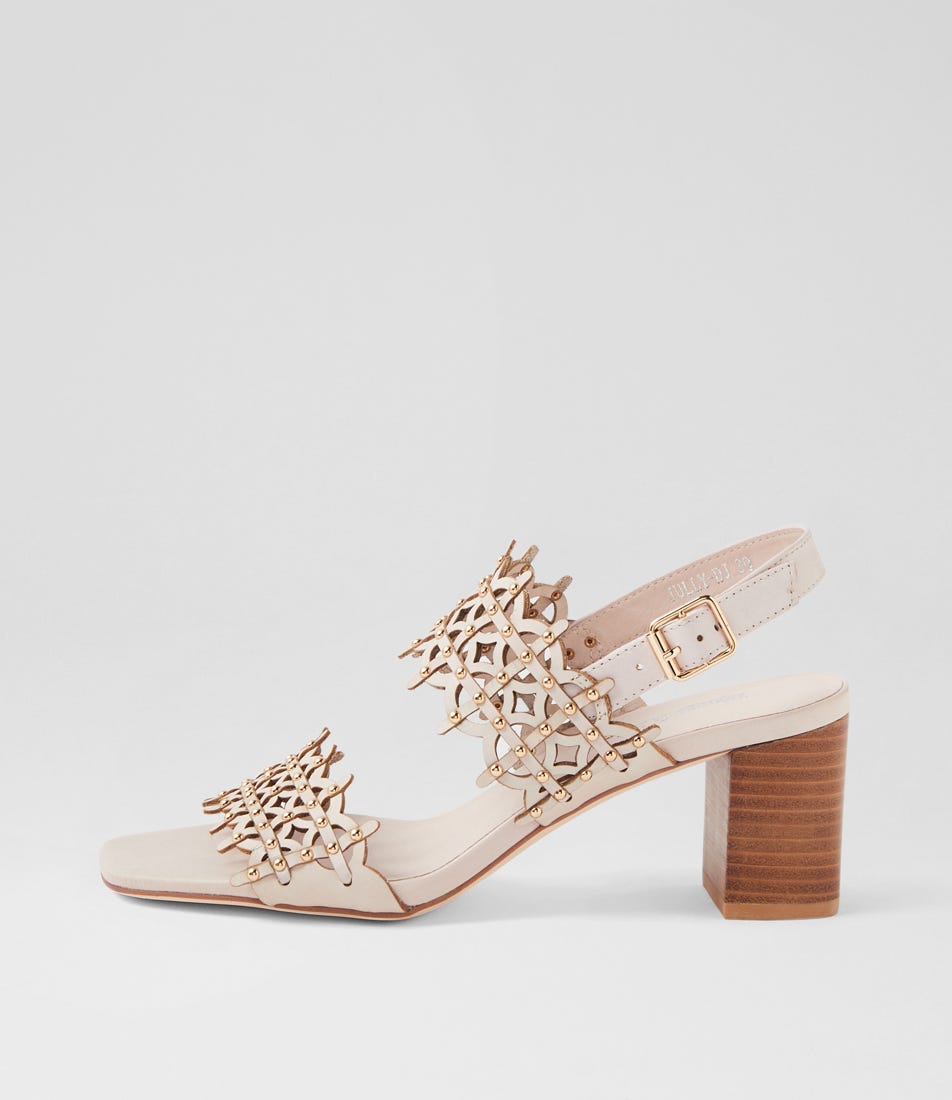 Jully Nude Leather Sandals