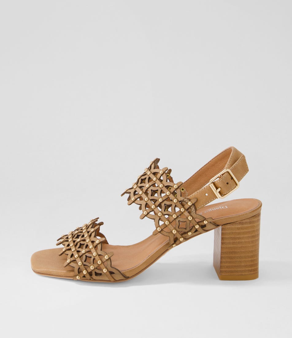 Jully Tan Leather Sandals