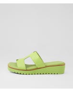 Kerem Light Citrus Leather Sandals